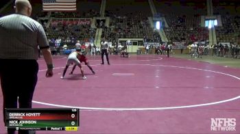 126 lbs Champ. Round 1 - Nick Johnson, Dothan HS vs Derrick Hoyett, Opelika Hs