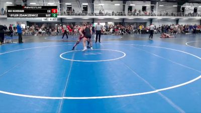 Silver 165 lbs 5th Place Match - Bo Koedam, Coe vs Syler Zdanczewicz, Wartburg