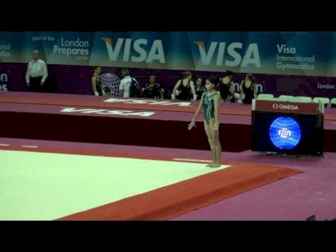 Ana Sofia Gomez Porras GUA FX Podium Training London 2012 Test Event