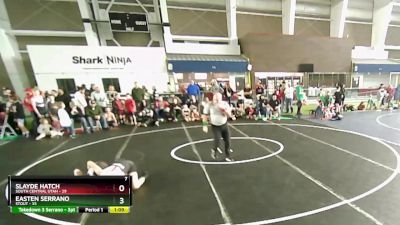 117 lbs Quarters & Wb (16 Team) - Easten Serrano, Stout vs Slayde Hatch, South Central Utah