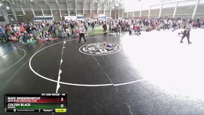 48 lbs Cons. Round 4 - Rafe Rinderknecht, Bear River Wrestling Club vs Colten Black, Ravage