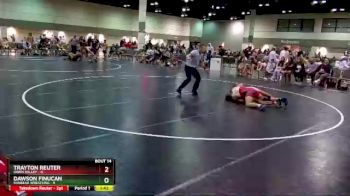 120 lbs Round 5 (6 Team) - Dawson Finucan, Sunbear Wrestling vs Trayton Reuter, Owen Valley