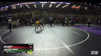 2A 126 lbs Cons. Round 3 - Gregory Mendez, Mater Academy vs Jet Griffis, Land O`Lakes