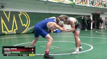 150 lbs Cons. Round 3 - Daniel Martin, Miami East vs Tristan Craddock, Cloverleaf