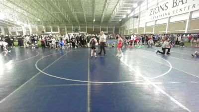85 lbs Cons. Round 2 - Benson Valdez, Carbon Wrestling Club vs Baylor Nelson, Delta Wrestling Club