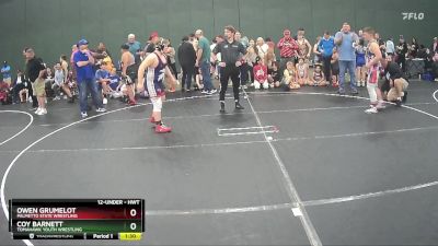 Round 3 - Owen Grumelot, Palmetto State Wrestling vs Coy Barnett, Tomahawk Youth Wrestling