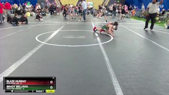 56 lbs Round 5 (8 Team) - Blaze Murray, Ohio Gold 24k vs Brady Bellavia, Highland Medina