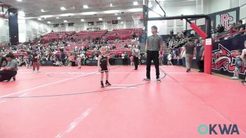 45 lbs Round Of 16 - Erik Avila, Ponca City Wildcat Wrestling vs Kolsen Ashley, Blackwell Wrestling Club