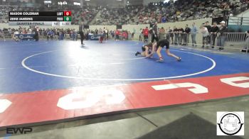 84 lbs Quarterfinal - Mason Coleman, Lawton, MacArthur Ok vs Zeke Jansing, Prodigy Elite Wrestling