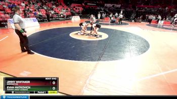 3A 126 lbs Cons. Round 1 - Jimmy Whitaker, Barrington vs Evan Matkovich, Aurora (West Aurora)