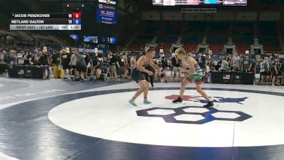 157 lbs Cons. Sub-rd Of 32 - Jacob Penzkover, Wisconsin vs Neyland Dalton, Tennessee