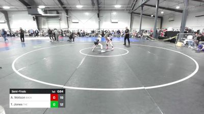 75 lbs Semifinal - Asher Watson, Backyard Brawlers Wrestling Club - (B) vs Thomas Jones, The Storm Wrestling Center