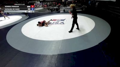115 lbs Jesirra Persaud, MDWA - Mount Diablo Wrestling Association vs Katalina De Haro, IEWA - Inland Empire Wrestling Association