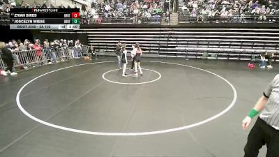 3A 105 lbs 5th Place Match - Zivah Sires, Grantsville vs Joscelyn Wiese, Grantsville