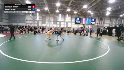 53 lbs Champ. Rd Of 64 - Madolin Ripley, USAW Maine East Wrestling Club vs Keana Bush, Grand View Wrestling Club