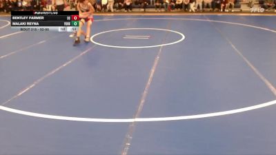 92-98 lbs Round 2 - Malaki Reyna, York vs Bentley Farmer, Sandy Creek