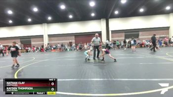 44/47 3rd Place Match - Kayden Thompson, Unattached vs Nathan Clay, Unattached