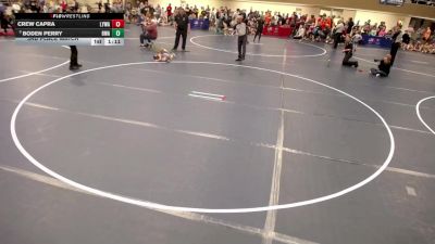 6U - C 3rd Place Match - Crew Capra, Lakeville Youth Wrestling Association vs Boden Perry, Blaine Wrestling Association