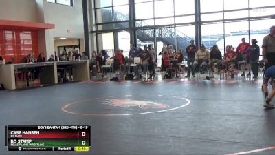 B-19 lbs Cons. Round 1 - Bo Stamp, Belle Plaine Wrestling vs Case Hansen, DC Elite