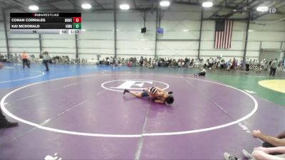 96 lbs Round 4 (1:30pm Friday) - Kai Mcdonald, Iowa Black vs Conan Corrales, Rough House W.C.