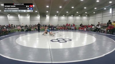 115 lbs Sydney Mark, North Carolina Blue vs Ivy Brandenburg, Minnesota