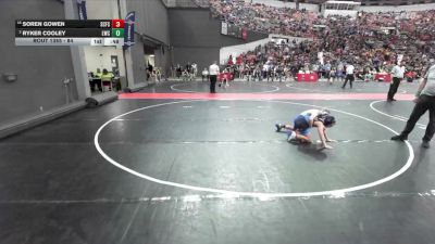 84 lbs Cons. Round 2 - Ryker Cooley, Lancaster Wresting Club vs Soren Gowen, St. Croix Falls Saints