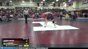 166-167A 1st Place Match - Lauren Heimer, Ankeny vs Ella Goedken, West Delaware, Manchester