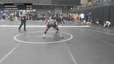 125 lbs Quarterfinal - Cesar Vasquez, Arizona Christian University vs D?Andre Brown, Texas Wesleyan