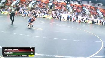 52 lbs Quarterfinal - Dallas Morales, Cory Clark Wrestling Club vs Kian Hahn, Eaton Rapids