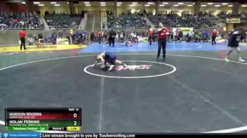 86 lbs Cons. Round 4 - Nolan Perkins, Pleasant Hill Wrestling Club vs Hudson Rogers, Banks Mat Club, Inc