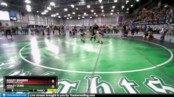 100 lbs Cons. Round 2 - Kailey Biggers, Cowboy Mat Club vs Hailey Duke, Oregon