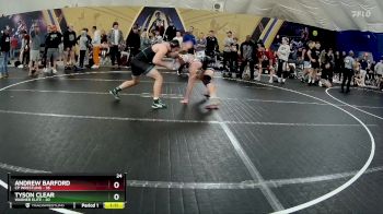 175 lbs Finals (2 Team) - Tyson Clear, Warner Elite vs Andrew Barford, CP Wrestling