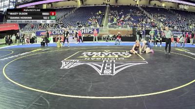 Girls-120 lbs Cons. Round 3 - Eva Zimnicki, West Bloomfield Hs Girls vs Brooklin Armstrong, Kent City Hs Girls