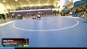 98 lbs Semifinal - Rider Seguine, Post Falls vs Brandon Williams, Bonners Ferry