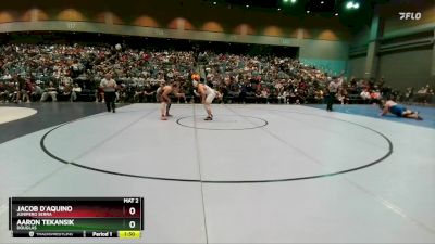 190 lbs Champ. Round 1 - Jacob D`Aquino, Junipero Serra vs Aaron Tekansik, Douglas