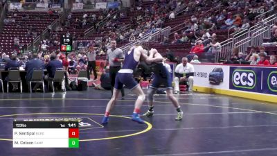 133 lbs Round Of 32 - Parker Sentipal, Burgettstown vs Marcus Colson, Camp Hill