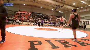 190 lbs Quarterfinal - Tyler Hockett, Cushing High School vs Nicholas Hockersmith, Mannford High School