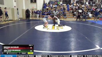 184 lbs Champ. Round 1 - Brooks Bacheler, St James vs Ken`tavis Delbridge, Jeff Davis Hs