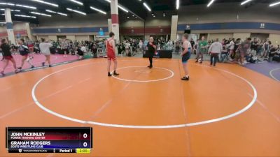 157 lbs Quarterfinal - John McKinley, Power Training Center vs Graham Rodgers, Scots Wrestling Club