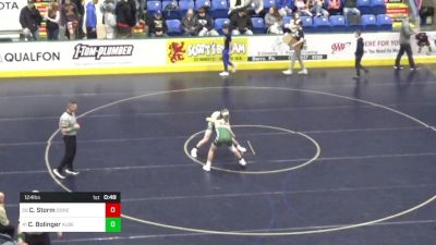 124 lbs Consi Of 32 #1 - Carter Storm, Donegal vs Clayton Bolinger, Albert Gallatin