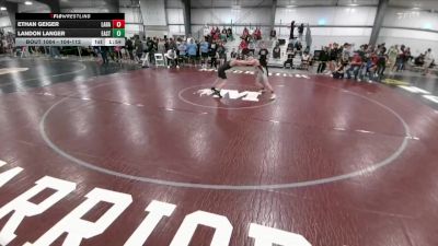 104-112 lbs Round 1 - Ethan Geiger, Laramie vs Landon Langer, Cheyenne East