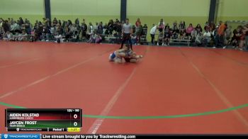 90 lbs Champ. Round 1 - Aiden Kolstad, Luxemburg-Casco vs Jaycen Frost, Team Bosco