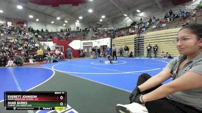 62 lbs Quarterfinal - Duke Burks, Carmel USA Wrestling vs Everett Johnson, Howe Wrestling School, LLC