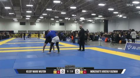 Monzeratte Kristaly Guzman vs Kelsey Marie Wojton 2026 Pan IBJJF Jiu-Jitsu No-Gi Championship