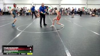 96 lbs Round 3 (8 Team) - Evan Kalikoudas, Headhunters vs Tyler McCracken, Black Fox Wrestling