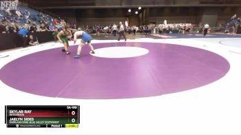 5A-190 lbs Champ. Round 1 - Skylar Ray, Hutchinson vs Jaelyn Sides, Overland Park-Blue Valley Southwest