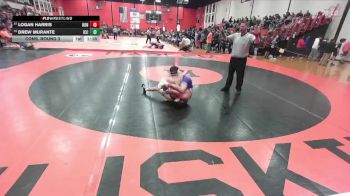 113 lbs Cons. Round 3 - Drew Murante, Elmhusrt (IC CATHOLIC) vs Logan Harris, Rockton (HONONEGAH)