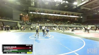 106 lbs Cons. Round 3 - Julius Zaragoza, Buhach Colony vs Hudson Kehler, Venture Academy