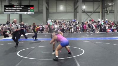 105 lbs Semifinal - Trinity Williams, Jaguar vs Aliyah Tangpricha, Topeka Blue Thunder