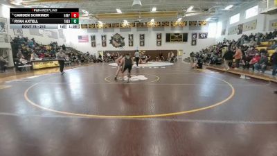 215 lbs Semifinal - Camden Schriner, Greybull/Riverside vs Ryan Axtell, Thermopolis